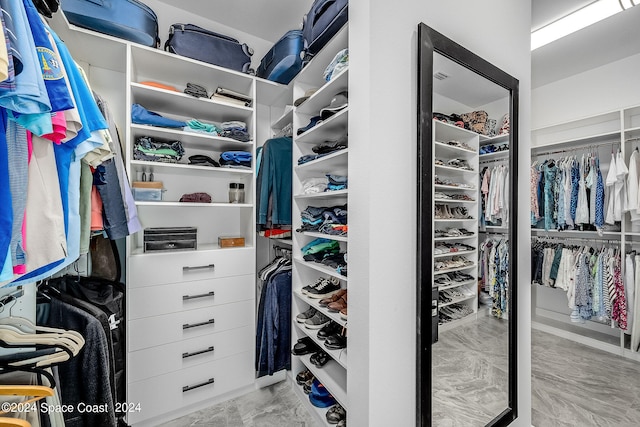 view of spacious closet