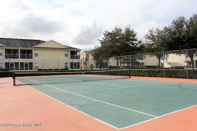 view of sport court