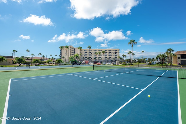 view of sport court