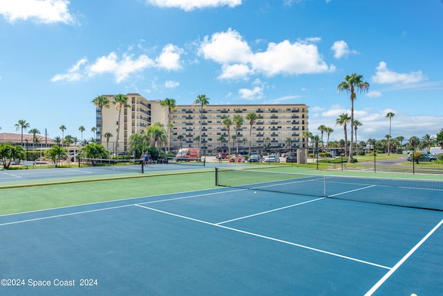 view of sport court