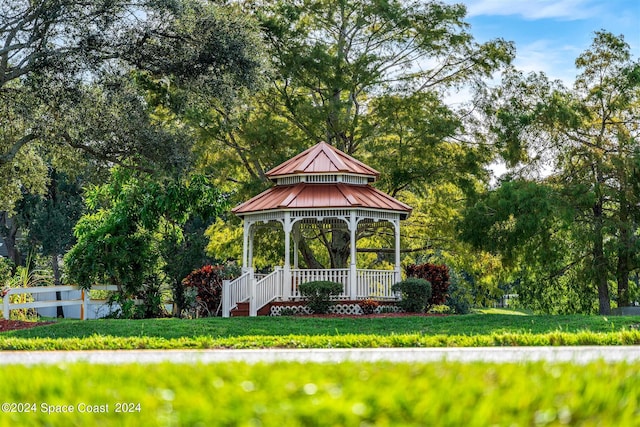 1150 Old Parsonage Dr, Merritt Island, FL 32952 - view of outbuilding featuring a gazebo