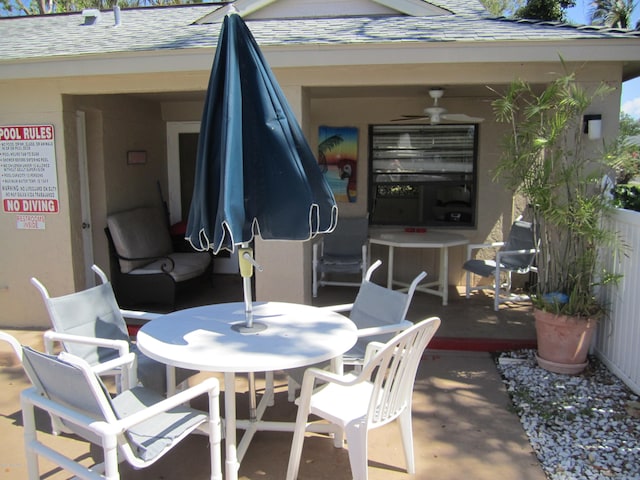 view of patio