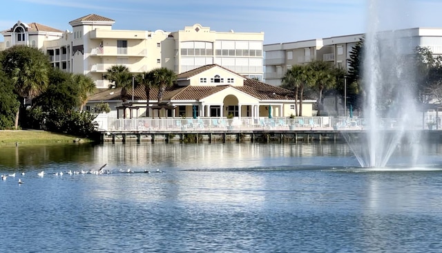 water view with a residential view