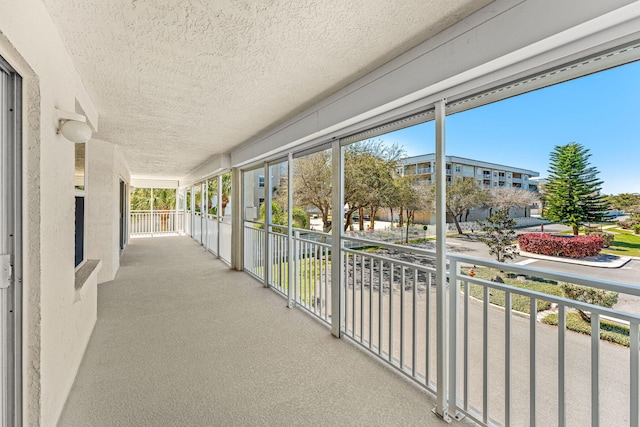 exterior space featuring a balcony