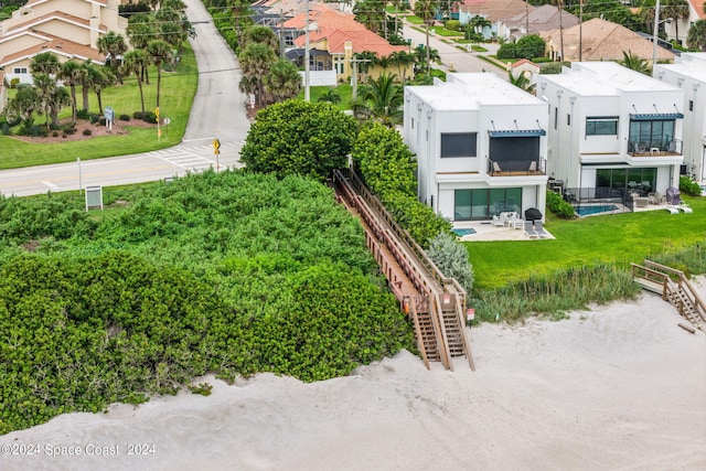 bird's eye view featuring a residential view