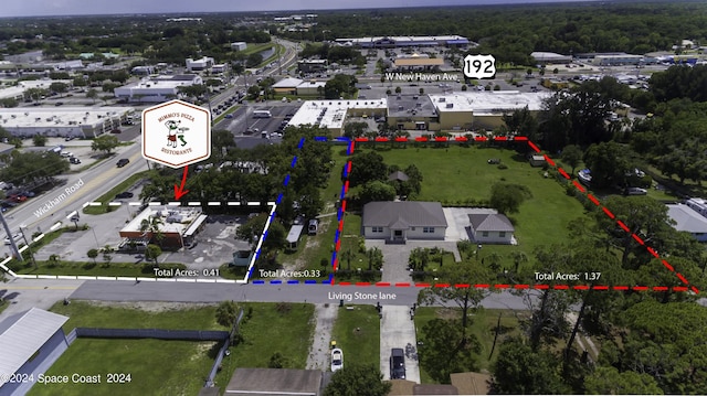 7325 Livingstone Ln, Melbourne, FL 32904 - birds eye view of property