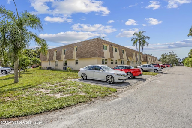 view of uncovered parking lot