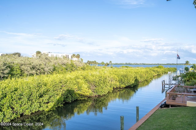 5280 95th St, Sebastian, FL 32958 - dock area with a water view