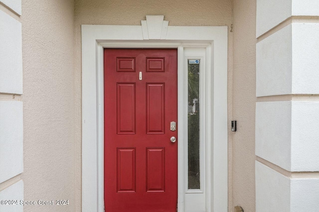 view of entrance to property