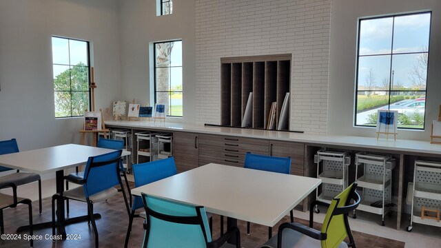 view of dining area