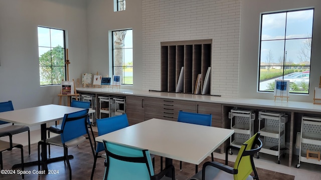 view of dining area