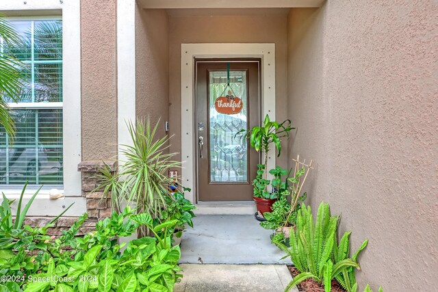 view of entrance to property