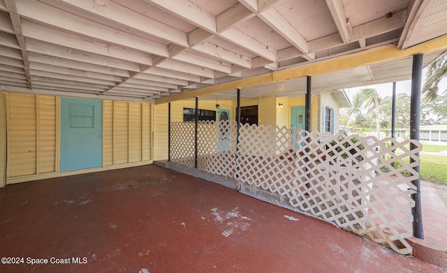 miscellaneous room featuring concrete floors