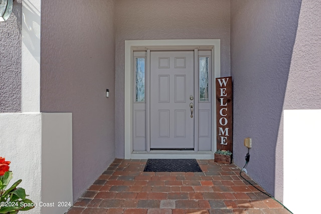 view of property entrance