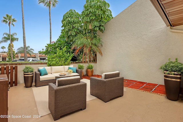 view of patio / terrace featuring outdoor lounge area