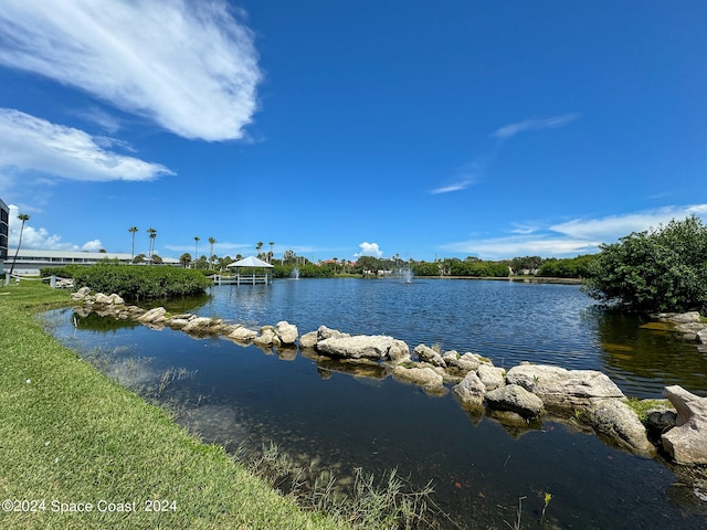 property view of water