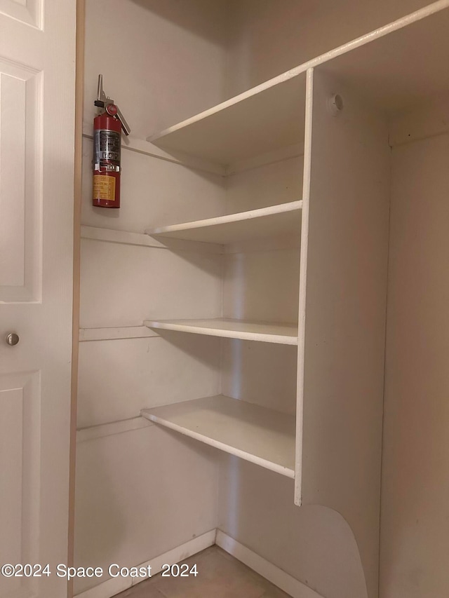 view of pantry