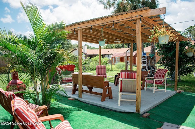 view of patio