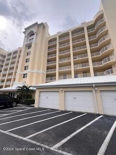 view of building exterior with a garage