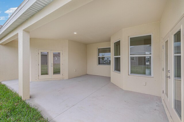 view of patio / terrace with french doors