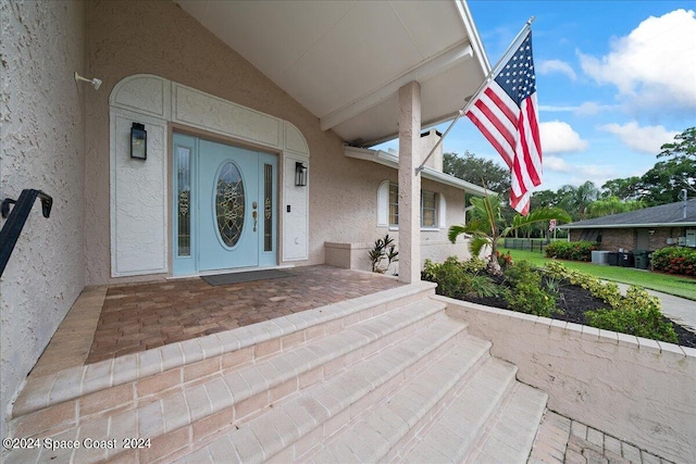 view of entrance to property