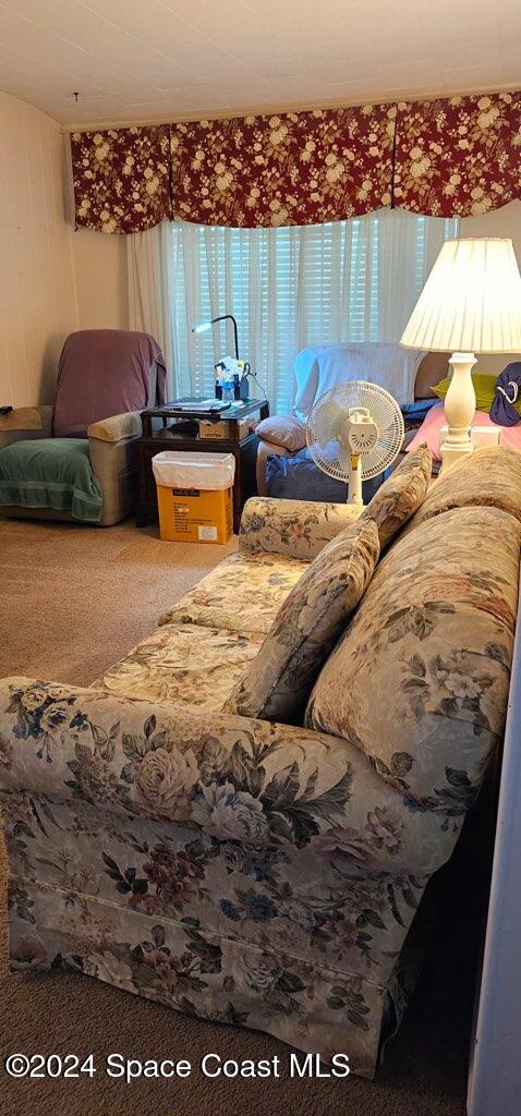 bedroom with carpet floors