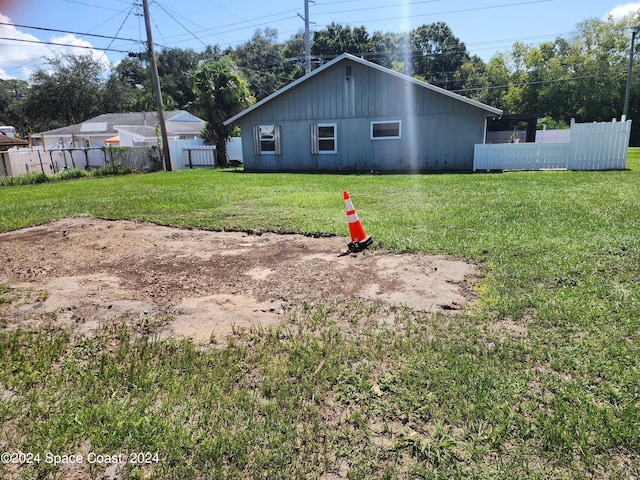 view of yard