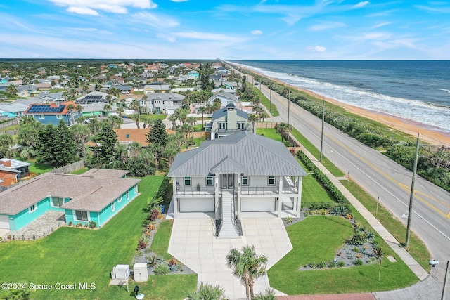 31 Seabridge Dr, Ormond Beach, FL 32176 - view from above of property with expansive beach