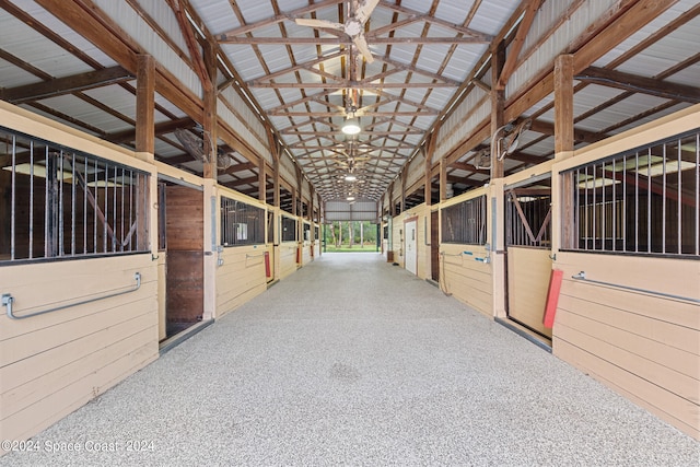 view of stable