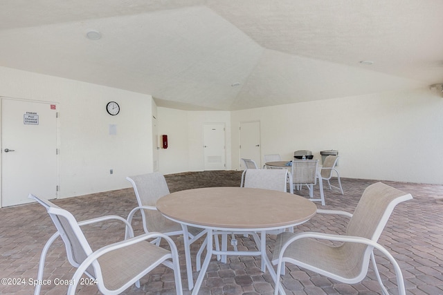 8931 Lake Dr Unit 401, Cape Canaveral, FL 32920 - view of patio / terrace with outdoor dining area