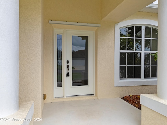 view of entrance to property