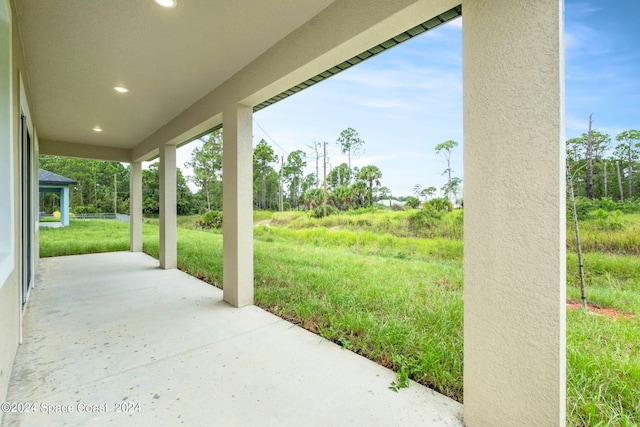 view of patio