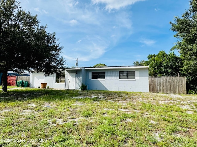 view of ranch-style house