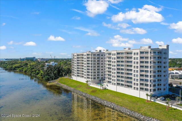 view of property featuring a water view