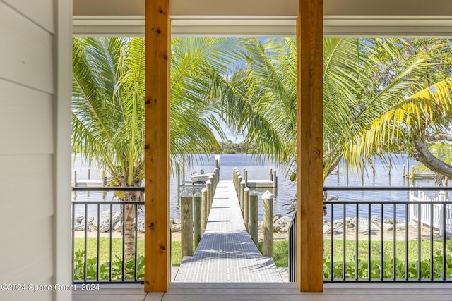 19 Vip Is Unit A, Grant, FL 32949 - dock featuring a water view