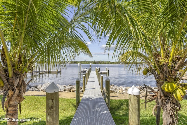 19 Vip Is Unit A, Grant, FL 32949 - dock area with a water view