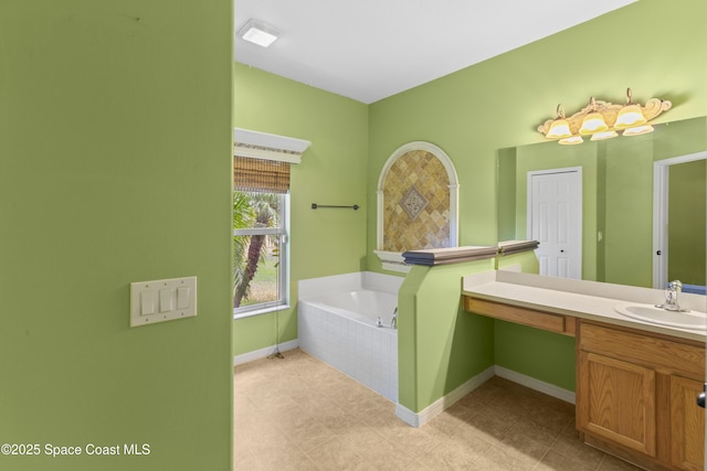 1870 Parrsboro St NW, Palm Bay, FL 32907 - bathroom featuring a bath and vanity
