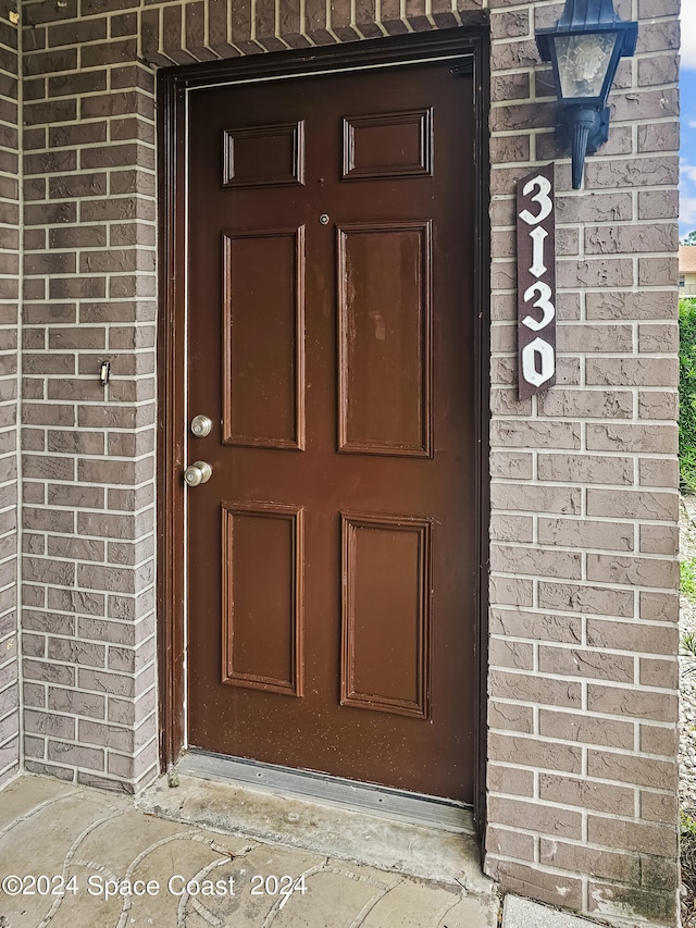 view of entrance to property