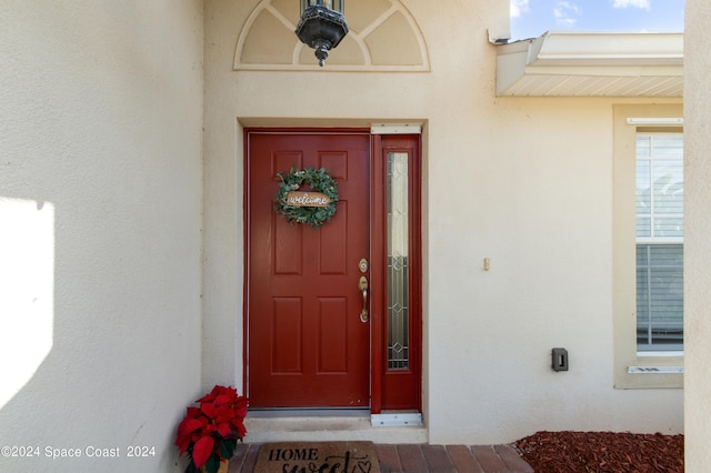 view of property entrance