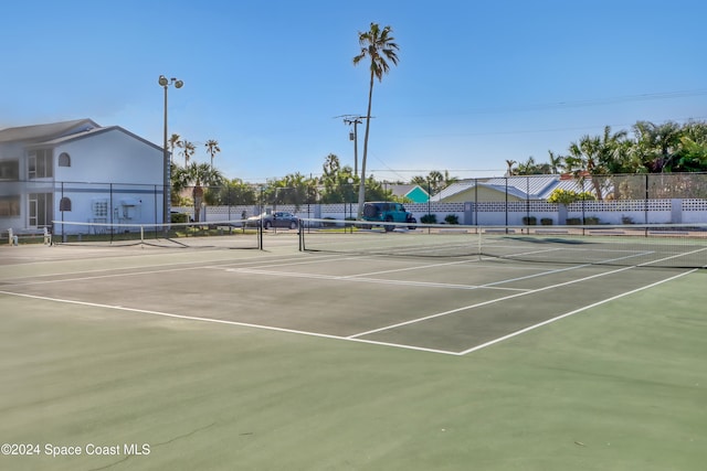 view of sport court