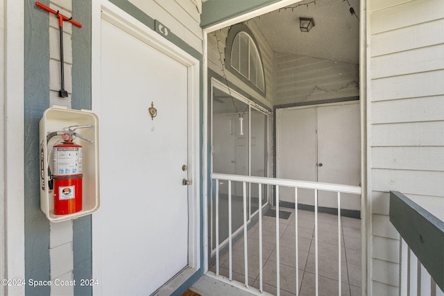 view of entrance to property