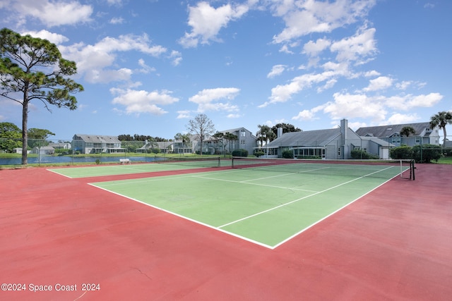 view of sport court