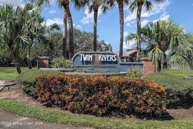 1290 Mercedes Dr, Merritt Island, FL 32952 - view of community / neighborhood sign