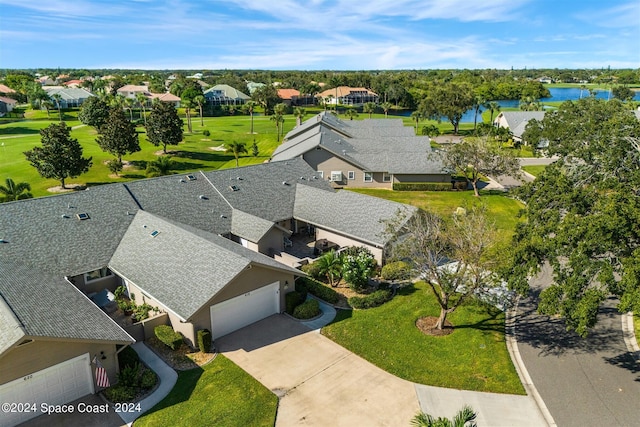 618 Mimosa Ct, Melbourne, FL 32940 - bird's eye view with a water view and a residential view