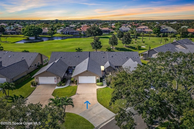 618 Mimosa Ct, Melbourne, FL 32940 - bird's eye view with a water view and a residential view