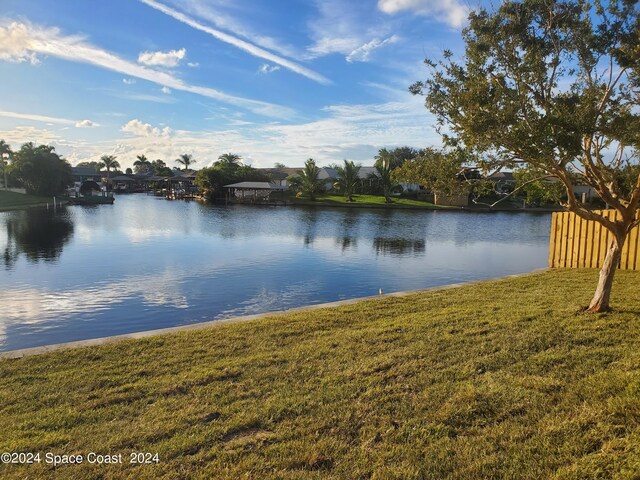 property view of water