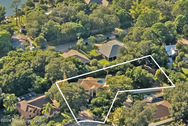 1165 Old Parsonage Dr, Merritt Island, FL 32952 - view of property location featuring property boundaries highlighted