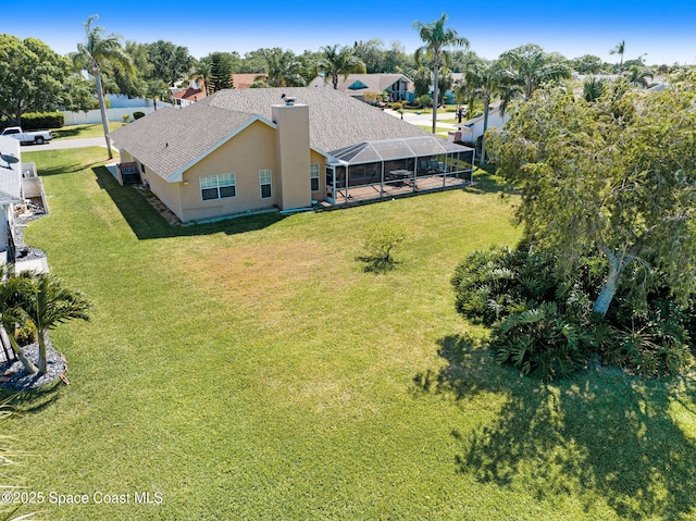 818 Spanish Wells Dr, Melbourne, FL 32940 - bird's eye view