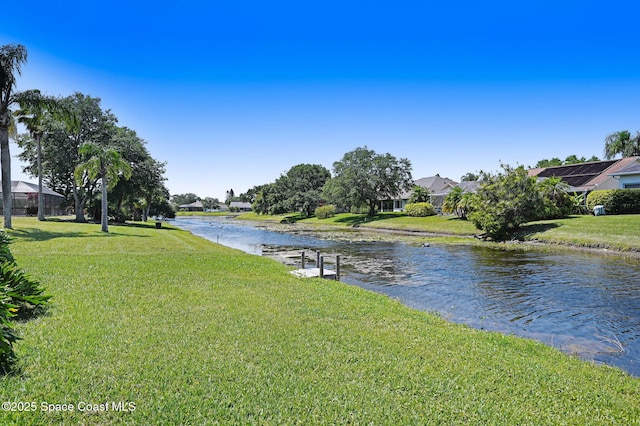 818 Spanish Wells Dr, Melbourne, FL 32940 - property view of water featuring a residential view