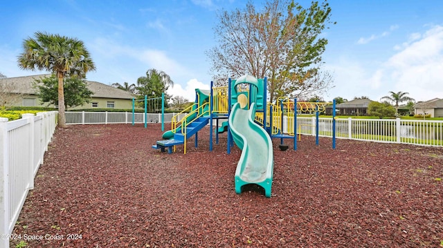 view of play area